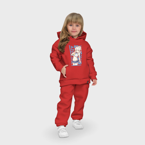 Детский костюм хлопок Oversize Аянами, цвет красный - фото 7