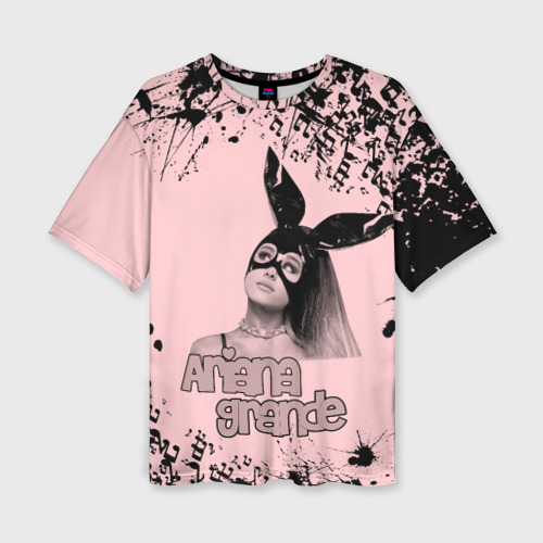 Женская футболка oversize 3D Ariana Grande, цвет 3D печать