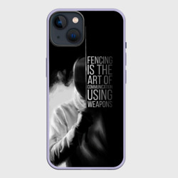 Чехол для iPhone 14 Fencing is the art