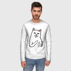 Мужской лонгслив 3D Meme Cat - фото 3