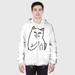 Мужская куртка 3D Meme Cat - фото 4