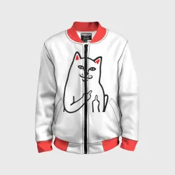 Детский бомбер 3D Meme Cat