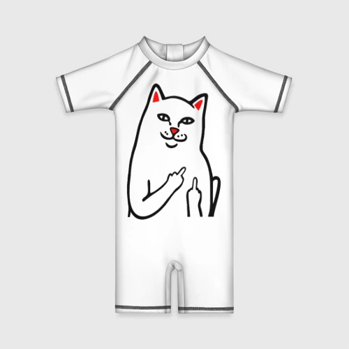 Детский купальный костюм 3D Meme Cat