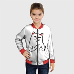 Детский бомбер 3D Meme Cat - фото 2