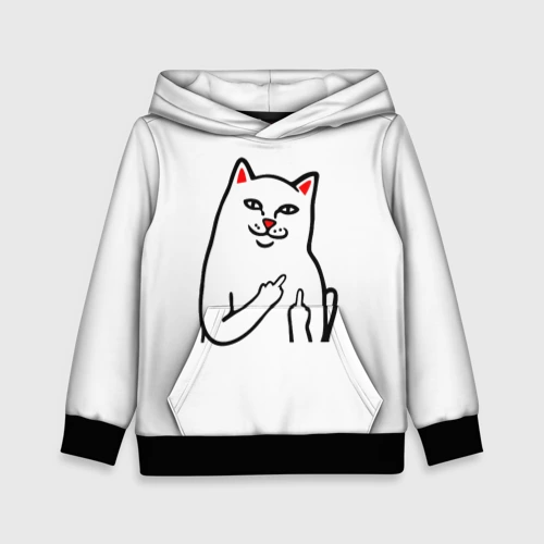 Детская толстовка 3D Meme Cat