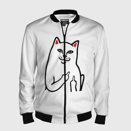 Мужской бомбер 3D Meme Cat
