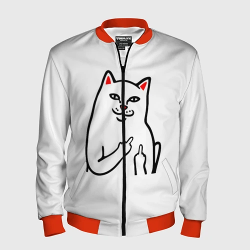 Мужской бомбер 3D Meme Cat