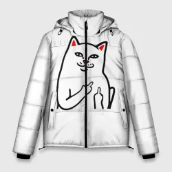 Мужская зимняя куртка 3D Meme Cat