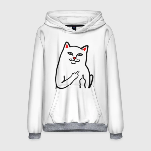 Мужская толстовка 3D Meme Cat