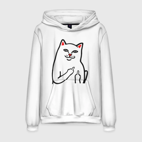 Мужская толстовка 3D Meme Cat