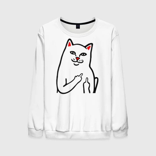 Мужской свитшот 3D Meme Cat