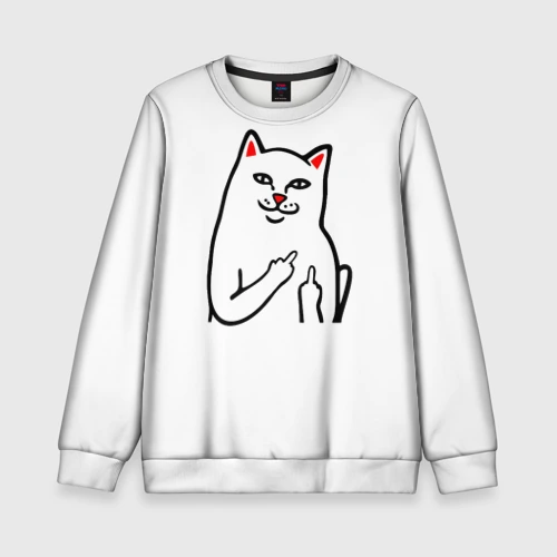 Детский свитшот 3D Meme Cat
