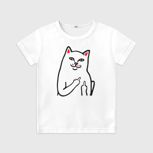 Детская футболка 3D Meme Cat
