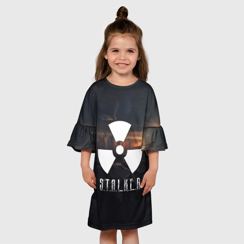 Детское платье 3D STALKER, цвет 3D печать - фото 4