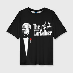 Женская футболка oversize 3D The Carfather Top Gear