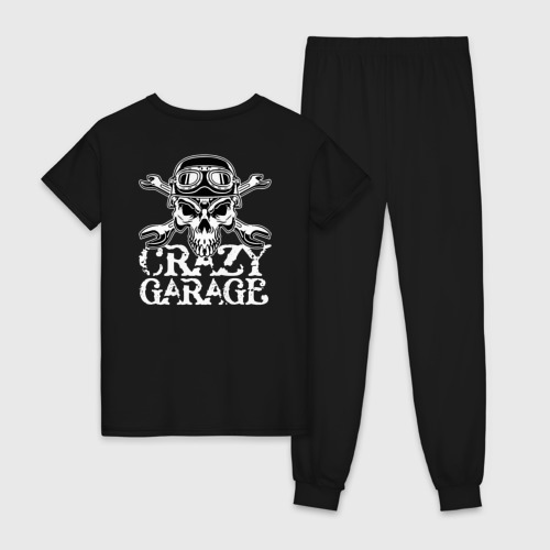 Женская пижама хлопок Crazy garage, цвет черный - фото 2