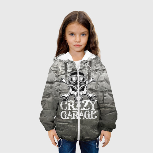 Детская куртка 3D Crazy garage, цвет белый - фото 4