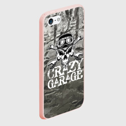 Чехол для iPhone 5/5S матовый Crazy garage - фото 2
