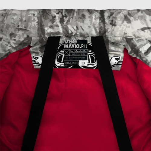 Зимняя куртка для девочек 3D Crazy garage, цвет красный - фото 7