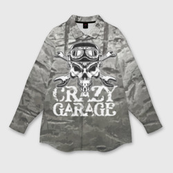 Мужская рубашка oversize 3D Crazy garage