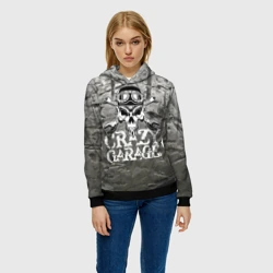Женская толстовка 3D Crazy garage - фото 2