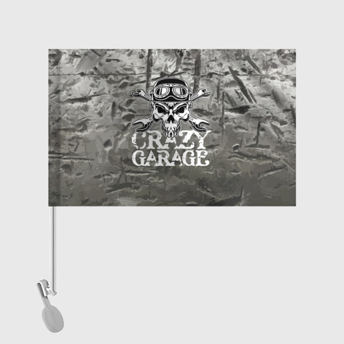 Флаг для автомобиля Crazy garage - фото 2