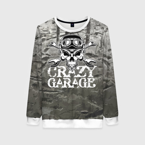 Женский свитшот 3D Crazy garage