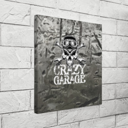 Холст квадратный Crazy garage - фото 2