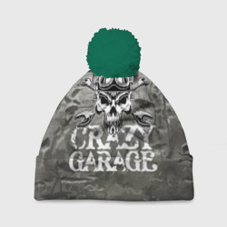 Шапка 3D c помпоном Crazy garage