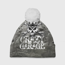 Шапка 3D c помпоном Crazy garage