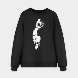 Мужской свитшот oversize без начеса хлопок Monokuma paint