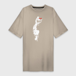 Платье-футболка хлопок Monokuma paint