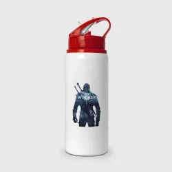 Бутылка для воды с трубочкой The Witcher