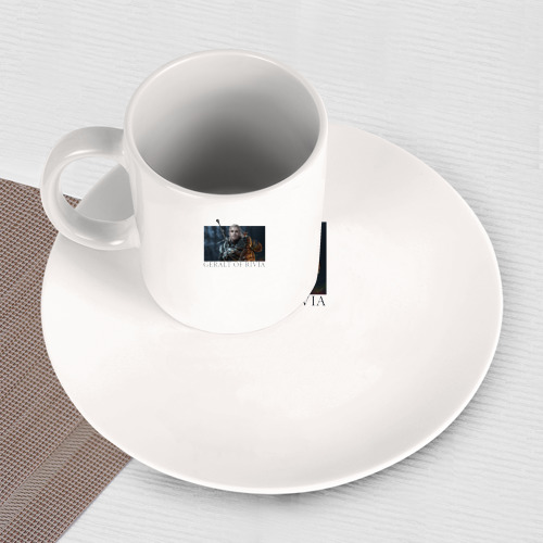 Набор: тарелка + кружка Geralt of Rivia - фото 3