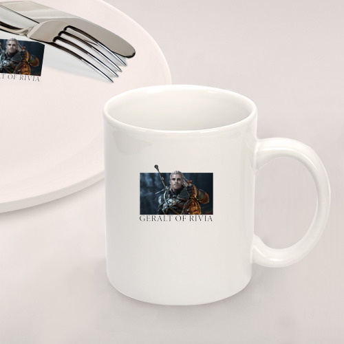 Набор: тарелка + кружка Geralt of Rivia - фото 2
