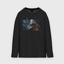 Женский лонгслив oversize хлопок Geralt of Rivia