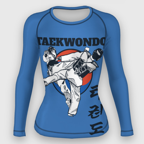 Женский рашгард 3D Taekwondo, цвет 3D печать