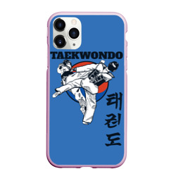 Чехол для iPhone 11 Pro Max матовый Taekwondo