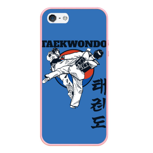 Чехол для iPhone 5/5S матовый Taekwondo