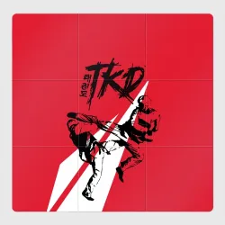 Магнитный плакат 3Х3 Taekwondo