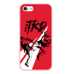 Чехол для iPhone 5/5S матовый Taekwondo