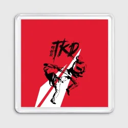 Магнит 55*55 Taekwondo