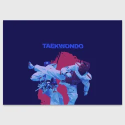 Поздравительная открытка Taekwondo