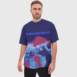 Мужская футболка oversize 3D Taekwondo - фото 2