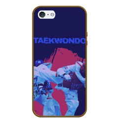 Чехол для iPhone 5/5S матовый Taekwondo