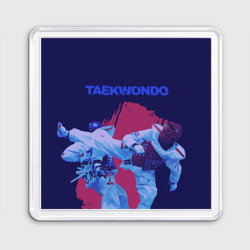 Магнит 55*55 Taekwondo