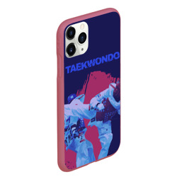 Чехол для iPhone 11 Pro Max матовый Taekwondo - фото 2