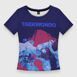 Женская футболка 3D Slim Taekwondo
