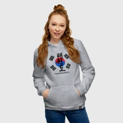 Женская толстовка хлопок Taekwondo - фото 2