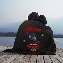 Плед 3D Brawl Stars crow ворон стальная броня - фото 2